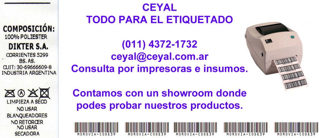 CONFECCIÓN DE ETIQUETAS PARA ROPA | Insumos Zebra