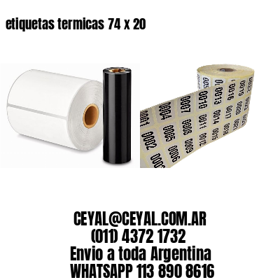 etiquetas termicas 74 x 20