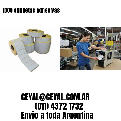 1000 etiquetas adhesivas