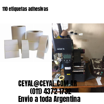 110 etiquetas adhesivas