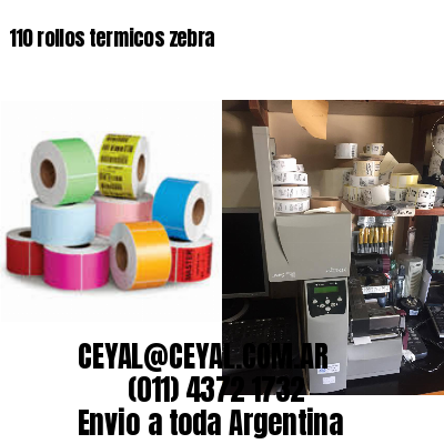 110 rollos termicos zebra