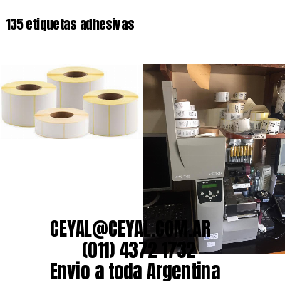 135 etiquetas adhesivas