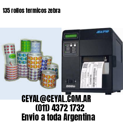 135 rollos termicos zebra