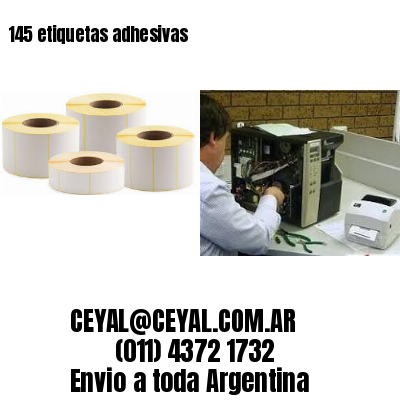 145 etiquetas adhesivas