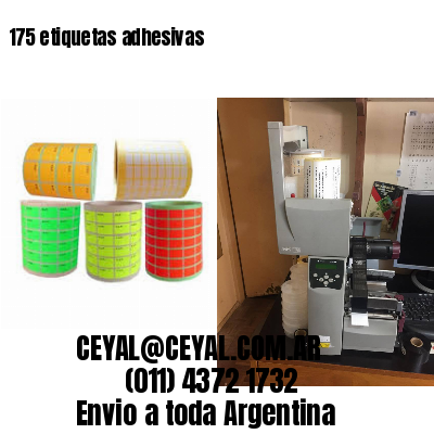 175 etiquetas adhesivas