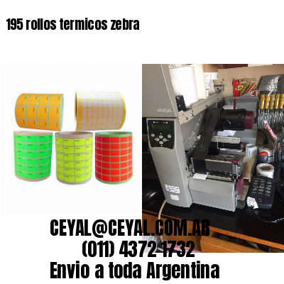 195 rollos termicos zebra