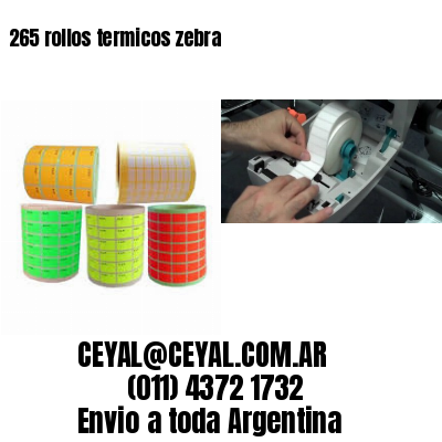 265 rollos termicos zebra