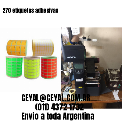 270 etiquetas adhesivas
