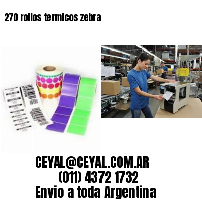 270 rollos termicos zebra
