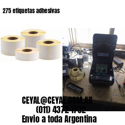 275 etiquetas adhesivas