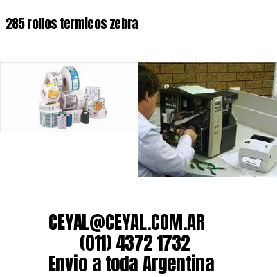 285 rollos termicos zebra