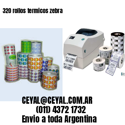 320 rollos termicos zebra