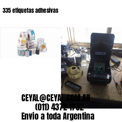 335 etiquetas adhesivas