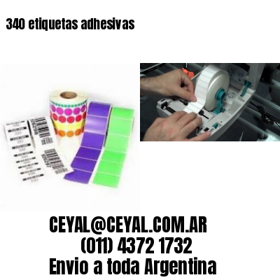 340 etiquetas adhesivas
