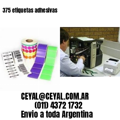 375 etiquetas adhesivas