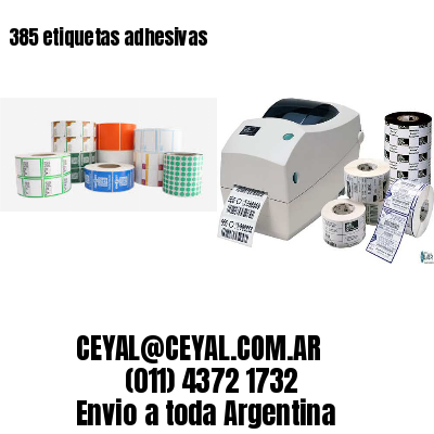 385 etiquetas adhesivas