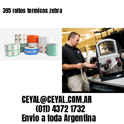 395 rollos termicos zebra