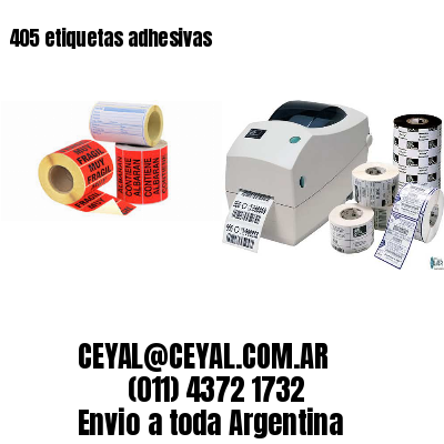 405 etiquetas adhesivas