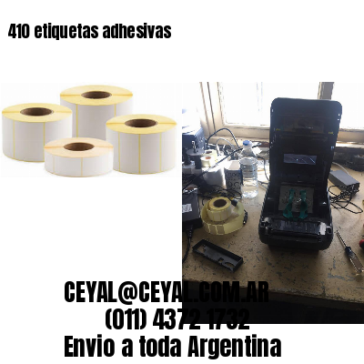 410 etiquetas adhesivas