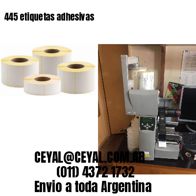 445 etiquetas adhesivas