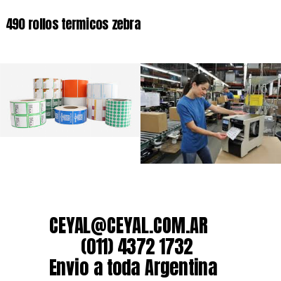 490 rollos termicos zebra