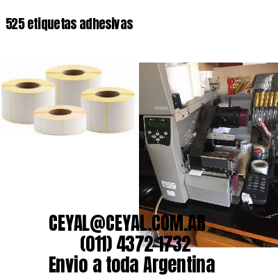 525 etiquetas adhesivas