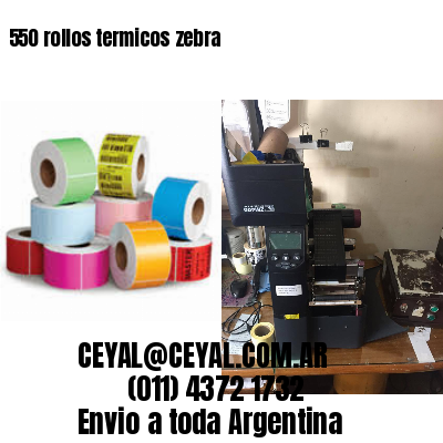 550 rollos termicos zebra