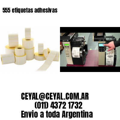 555 etiquetas adhesivas