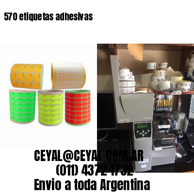 570 etiquetas adhesivas