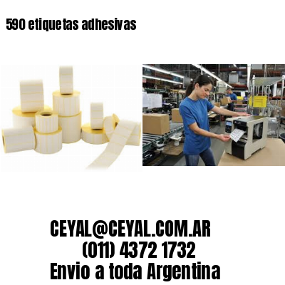 590 etiquetas adhesivas