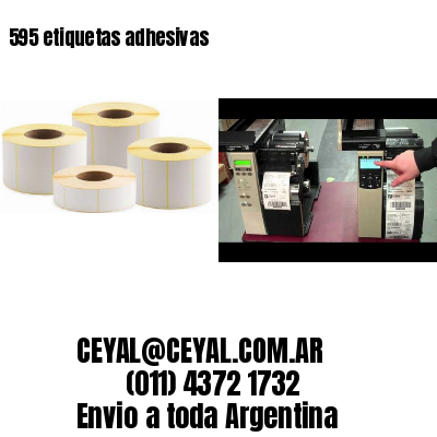 595 etiquetas adhesivas