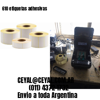 610 etiquetas adhesivas
