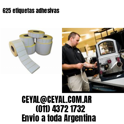 625 etiquetas adhesivas