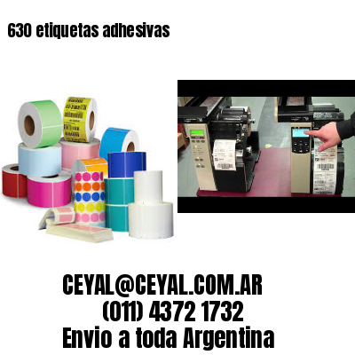 630 etiquetas adhesivas