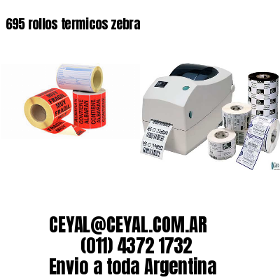 695 rollos termicos zebra