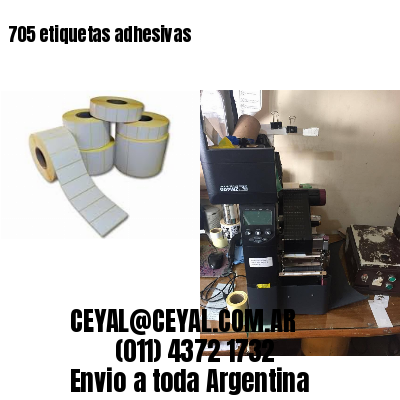 705 etiquetas adhesivas