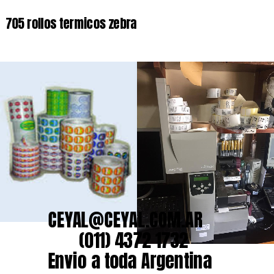 705 rollos termicos zebra