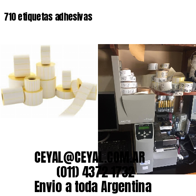 710 etiquetas adhesivas