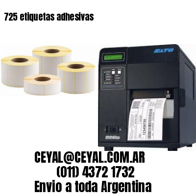 725 etiquetas adhesivas