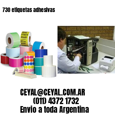 730 etiquetas adhesivas