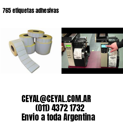 765 etiquetas adhesivas