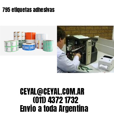 795 etiquetas adhesivas
