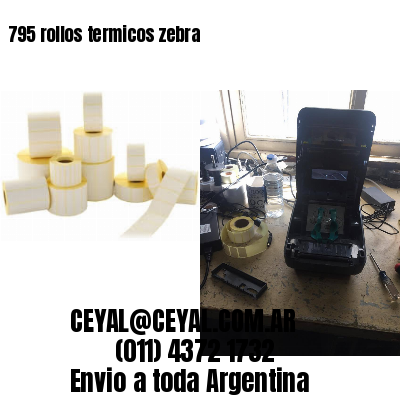 795 rollos termicos zebra