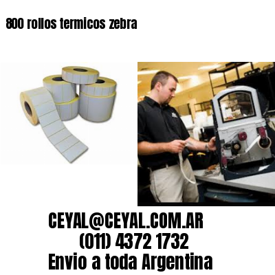 800 rollos termicos zebra