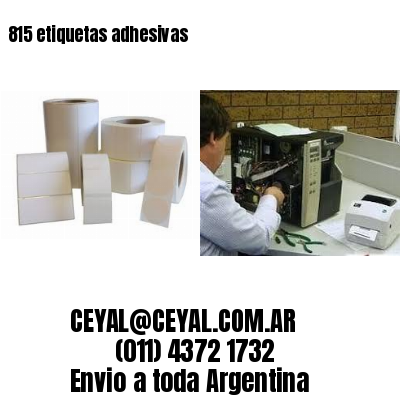 815 etiquetas adhesivas