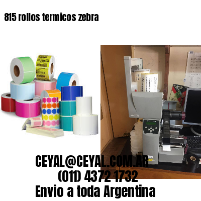 815 rollos termicos zebra