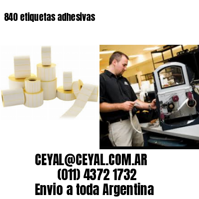 840 etiquetas adhesivas