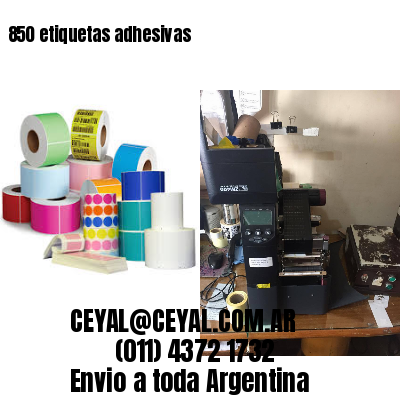 850 etiquetas adhesivas