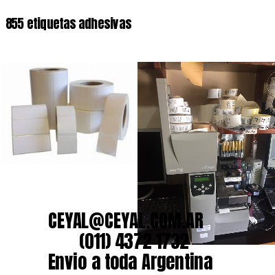 855 etiquetas adhesivas