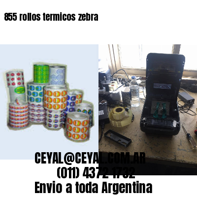 855 rollos termicos zebra